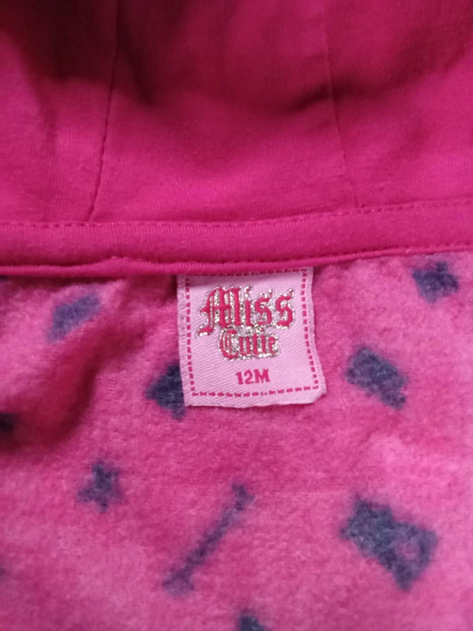 Jolie veste à capuche Miss Cutie 12 mois – photo 8